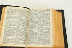 Vintage Holy Bible Self-Pronouncing KJV National Bible Press 119 Leather