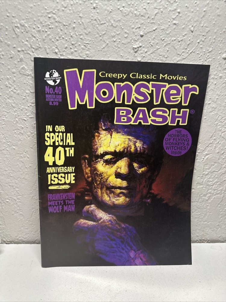 Monster Bash Magazine #40 Monsters Of Wizard Of Oz 2020 Horror Sci Fi