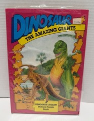 Dinosaur: The Amazing Giants Jigsaw Picture Puzzle Book (Vintage 1989) Unused