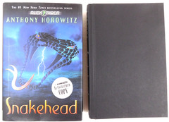 *SIGNED* First Edition ANTHONY HOROWITZ hardcover & jacket SNAKEHEAD 383 pages
