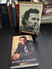 Matthew McConaughey 2 Book Lot Greenlights, Neil Daniels Bio HC 2014, 2020