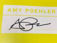 Yes Please by Amy Poehler SIGNED 1st/2nd HC DJ 2014 Essays Memoir