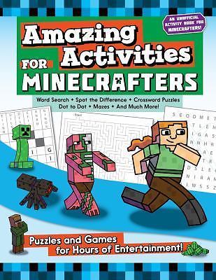 Amazing Activities for Minecrafters: Puzzles and Games for Hours of Enter – GOOD