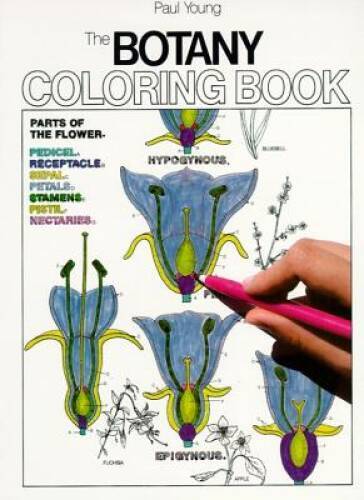 The Botany Coloring Book – Paperback By Paul Young – VERY GOOD