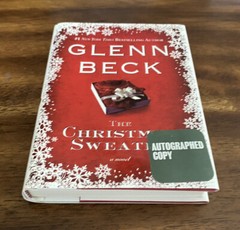 The Christmas Sweater by Glenn Beck (2008, Hardcover) SIGNED – FREE SHIPPING