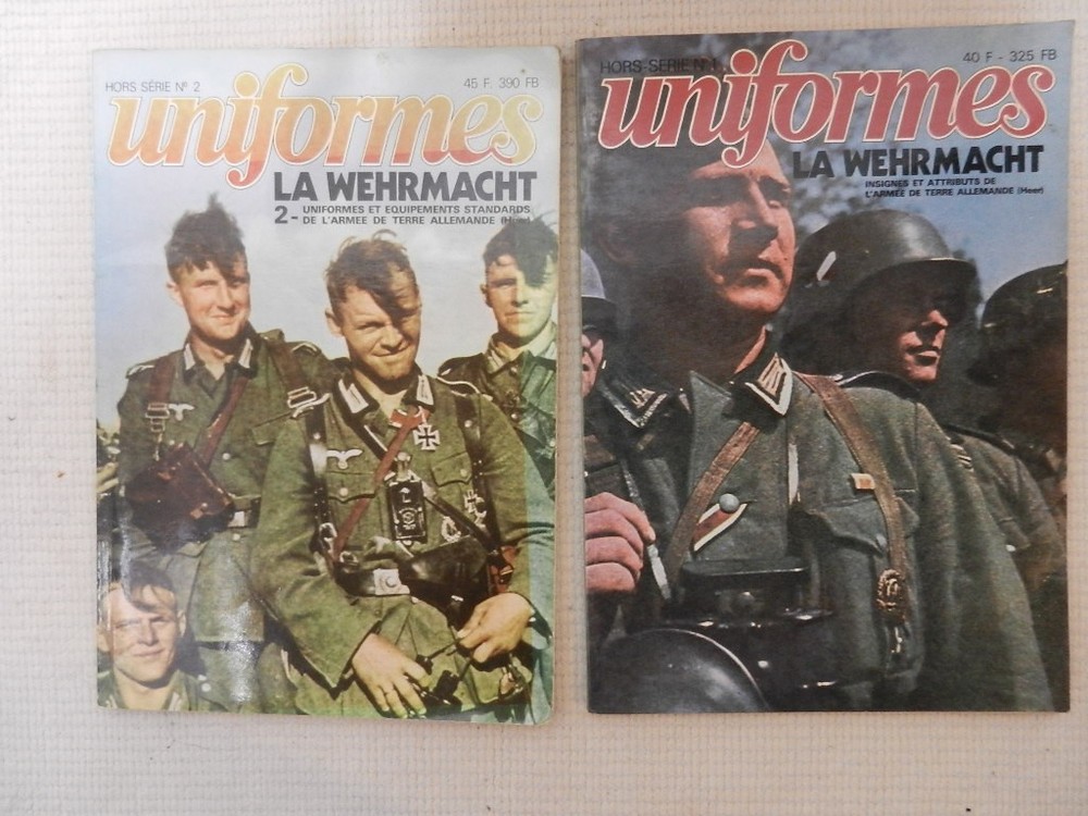 2 lot Uniforms: The Wehrmacht Special Issue 1 and 2 Paperback