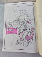 Vintage 1992 Golden Precious Moments Giant Sticker Fun Coloring Book #2765