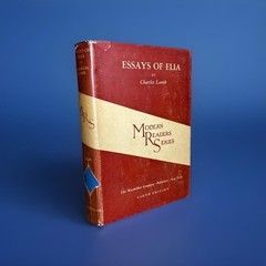 Essays Of Elia Charles Lamb 1935 The Modern Readers Series HC/DJ