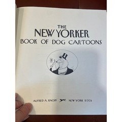 The New Yorker Book of Dog Cartoons Hardcover 2003 8th Printing Knopf Humor