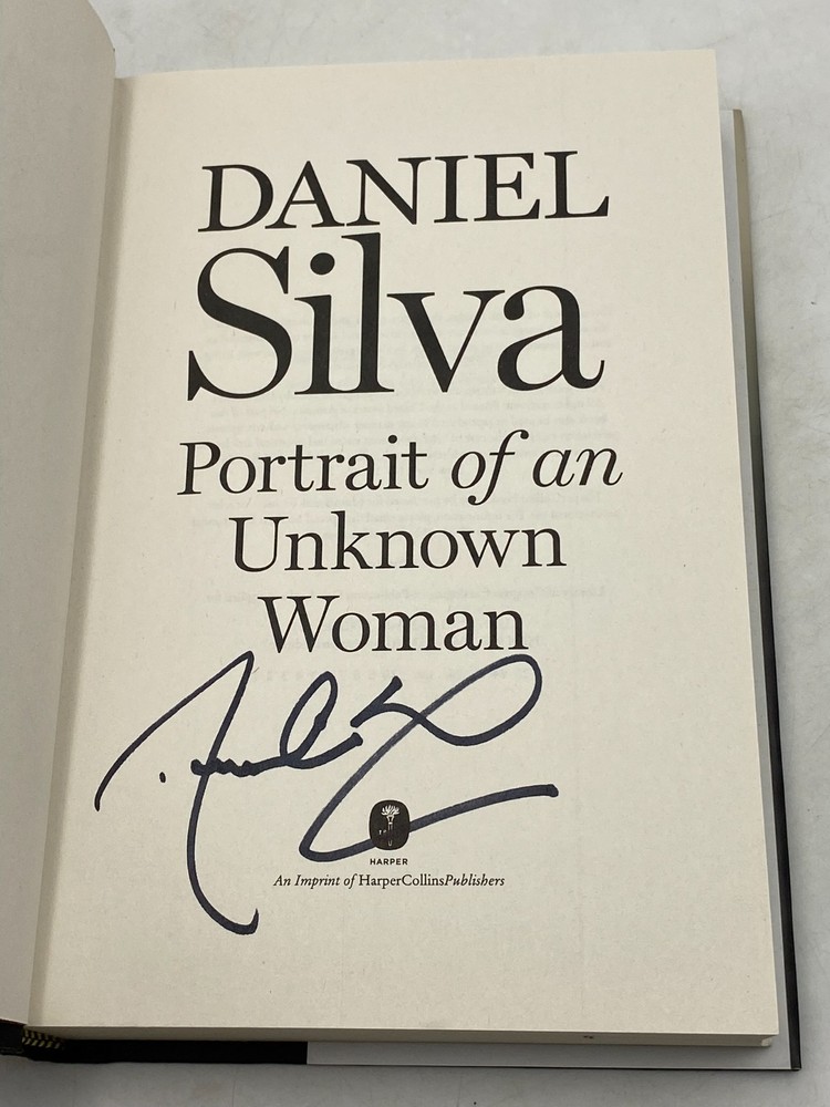 Portrait of an Unknown Woman : A Novel by Daniel Silva (2022, Hardcover) SIGNED