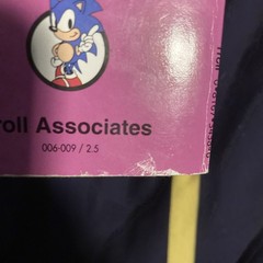 90s SEGA Sonic The Hedgehog 2 Book Lot TROLL – Robotniks Revenge Fortress Fear