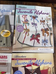 Herrschners Kids Juvenile Afghans Pattern Book Set of 4 Craft Hobby Book Lot