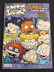 Bendon – Rugrats Jumbo Retro Coloring Book | 80 Pages of Nostalgic Fun