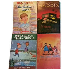 8 Book Lot Juvenile Fiction (Ages 9-12), Intermediate Reading Level Grades 6-8