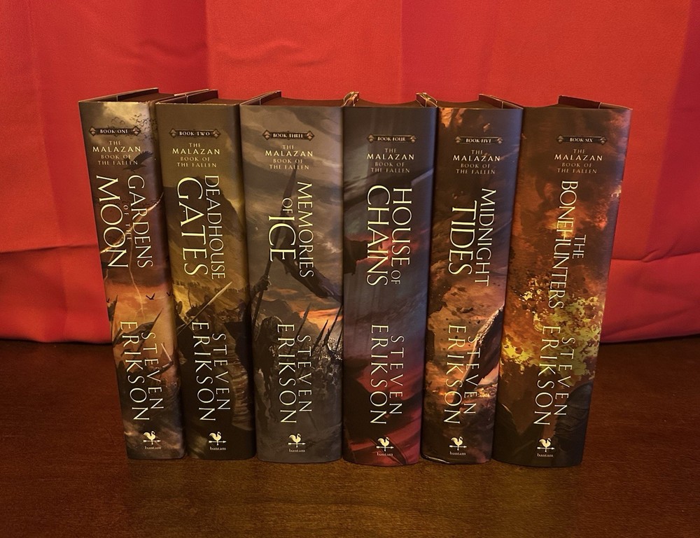 Broken Binding Malazan Books Of The Fallen 1- 6 Signed First Editions
