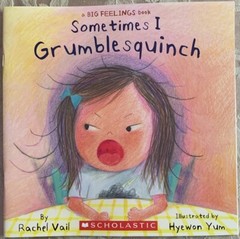 Sometimes I Grumblesquinch A Big Feelings Book By Rachel Vail -Paperback **NEW**