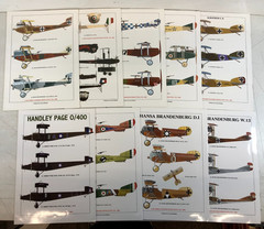 Windsock Datafile Collection, Lot of 9, 110-119, E-50