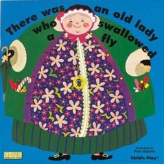 There Was an Old Lady Who Swallowed a Fly (Classic Books with Holes) – GOOD