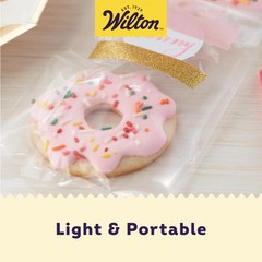 Wilton Clear Treat Party Bags, 4 x 9.5 in., 50 Pack 50 Pack,