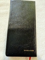 KJV New Testament With Proverbs-Black Bonded Leather Excellent Condition