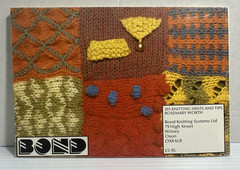 301 Knitting Hints & Tips Rosemary Worth Bond Knitting Systems 1987 pb Stitching