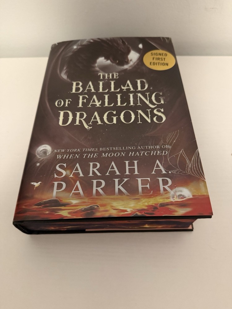Ballad of Falling Dragons Sarah A. Parker SIGNED 1st/1st HC DJ 2026 Moonfall Ser