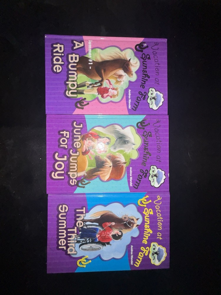 Vacation At Sunshine farm Books -Andrea Wandel Lot Of Books