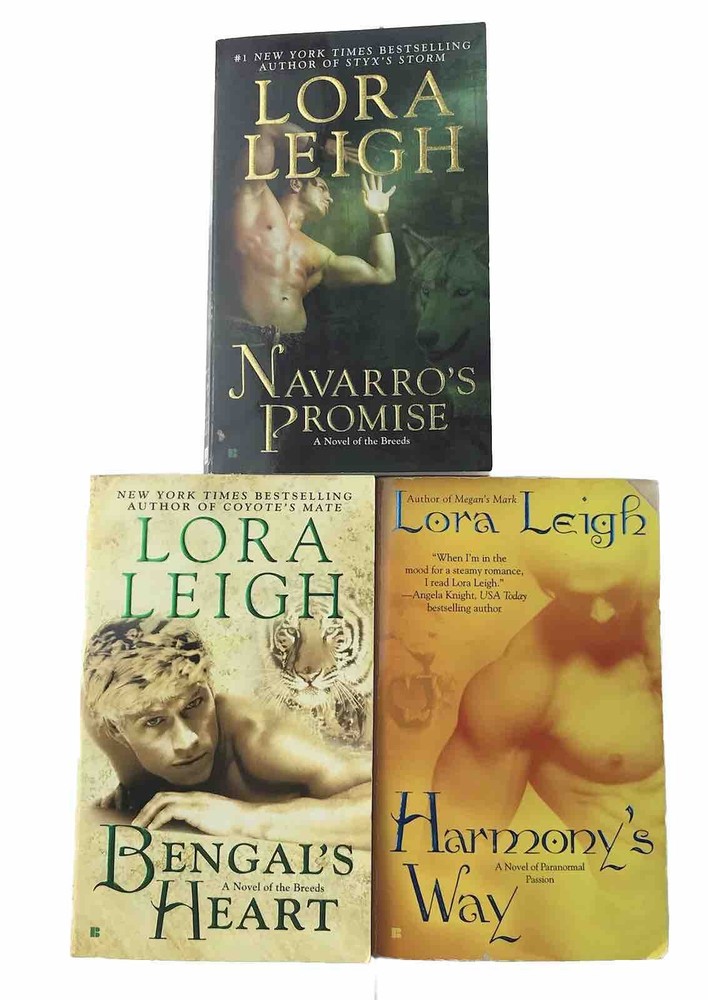 3x the Breeds Books 1,2 &9 Bundle by Lora Leigh Navarro’s Promise (Paperbacks)
