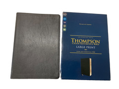 NIV Thompson Chain Reference Bible 2022 Large Print Black Bonded Leather