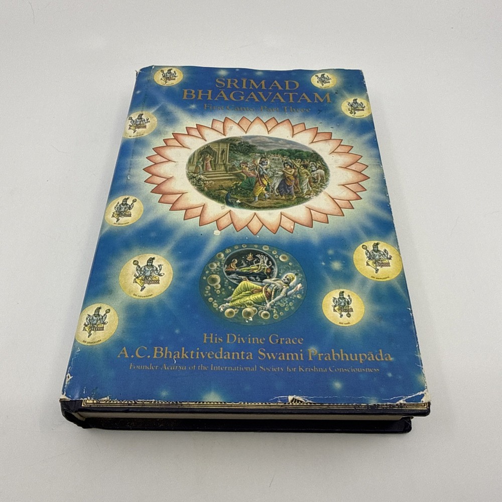 Srimad Bhagavatam Vol. 1 : First Canto Part Three Dust Jacket Hardcover