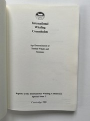 Age Determination of Toothed Whales and Sirenians ~ Whaling Commission 1980
