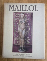 Maillol by John Rewald, Art Woodcuts Sculpture, 1939 Hardcover, Hyperion Press