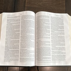 Crossway Holy Bible English Standard Version (ESV) Leather Bound 2016 Inscribed