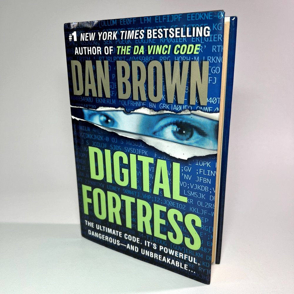 Digital Fortress by Dan Brown Hardcover Book Club Edition BCE NSA Techno Thrille