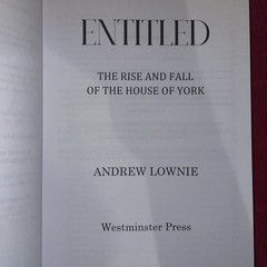 Entitled: The Rise and Fall of The House of York Excellent