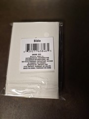 Holy Bible New Testament KJV White Mini Leatherette 4.5” x 3” Wrapped in Plastic
