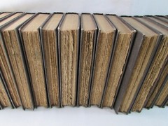 Honore de Balzac 20 Volumes 1899 Antique Distressed Décor Book Set
