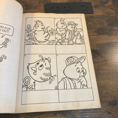 Teddy Ruxpin Coloring Activity Book 108 Clean Pages Golden 1986