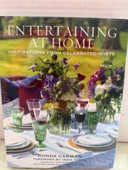 NEW Entertaining at Home Ronda Carman Rizzoli – India Hicks Foreword – Sealed
