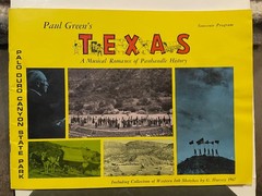 G. HARVEY 1967 26 ILLUSTRATIONS „TEXAS” PROGRAM VERY RARE! NICE
