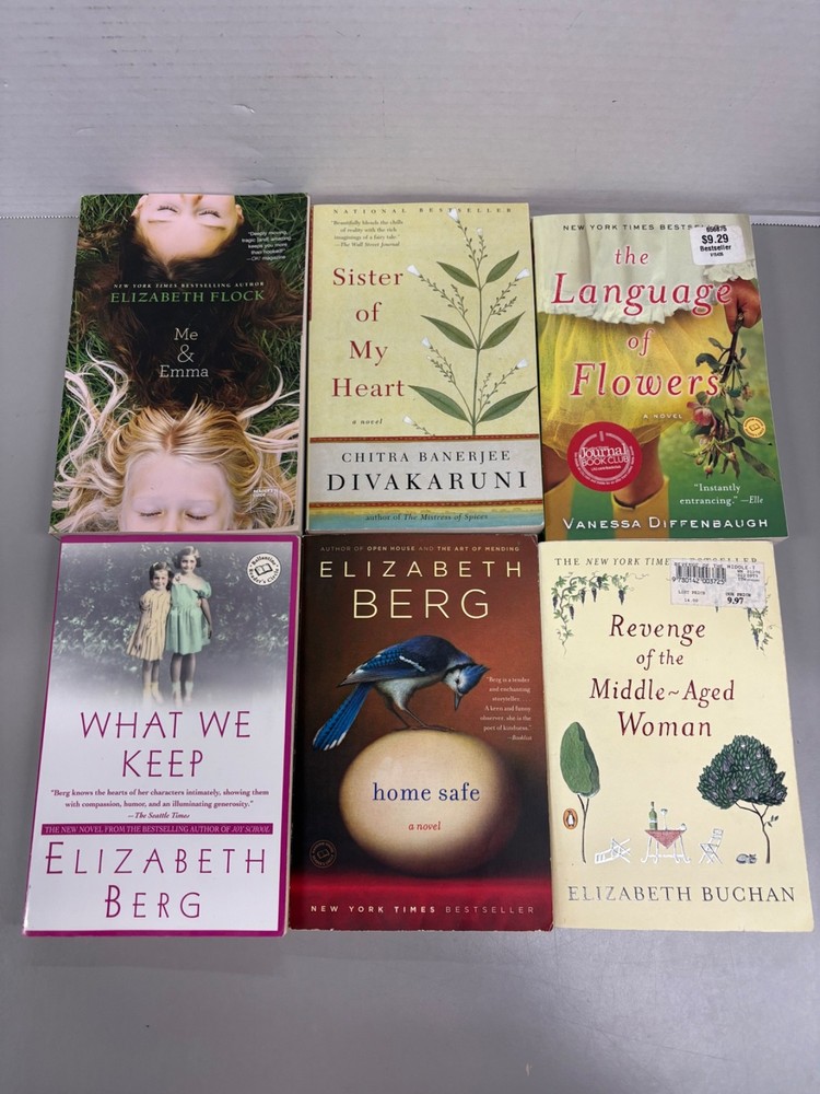 Contemporary Fiction Lot of 6 Trade Paperbacks (See Photos for Titles)