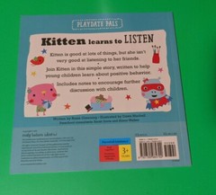 Playdate Pals Kitten Learns to Listen by Thomas Nelson (2016, Trade Paperback)