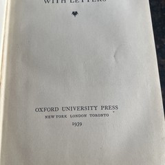 Autobiography with Letters ︱William Lyon Phelps ︱1939︱Hardcover