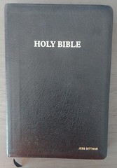Holy Bible Premium Bonded Leather B&H KJV Giant Print Edition Red Letter 1982 VG