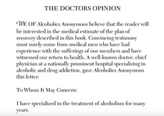AA Big Book First 164 Mini Edition Alcoholics Anonymous w/Free Bookmark