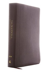 NIV, Maxwell Leadership Bible, 3rd Edition, Premium Bonded Leather, Burgundy