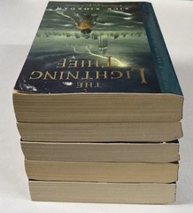 Percy Jackson and The Olympians 1-5 Set Riordan Paperback Original Cover Art