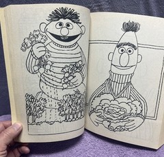 1979 The Biggest-Ever Coloring And Fun Book Vintage Sesame Street Coloring Book