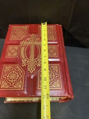 Holy Bible King James Red Letter Ed. PTL Club Extensive Study Helps Good Shape