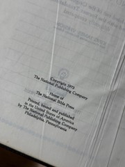Holy Bible – KJV – National Bible Press 1973 – Large Print Crystal Clear Type Ta